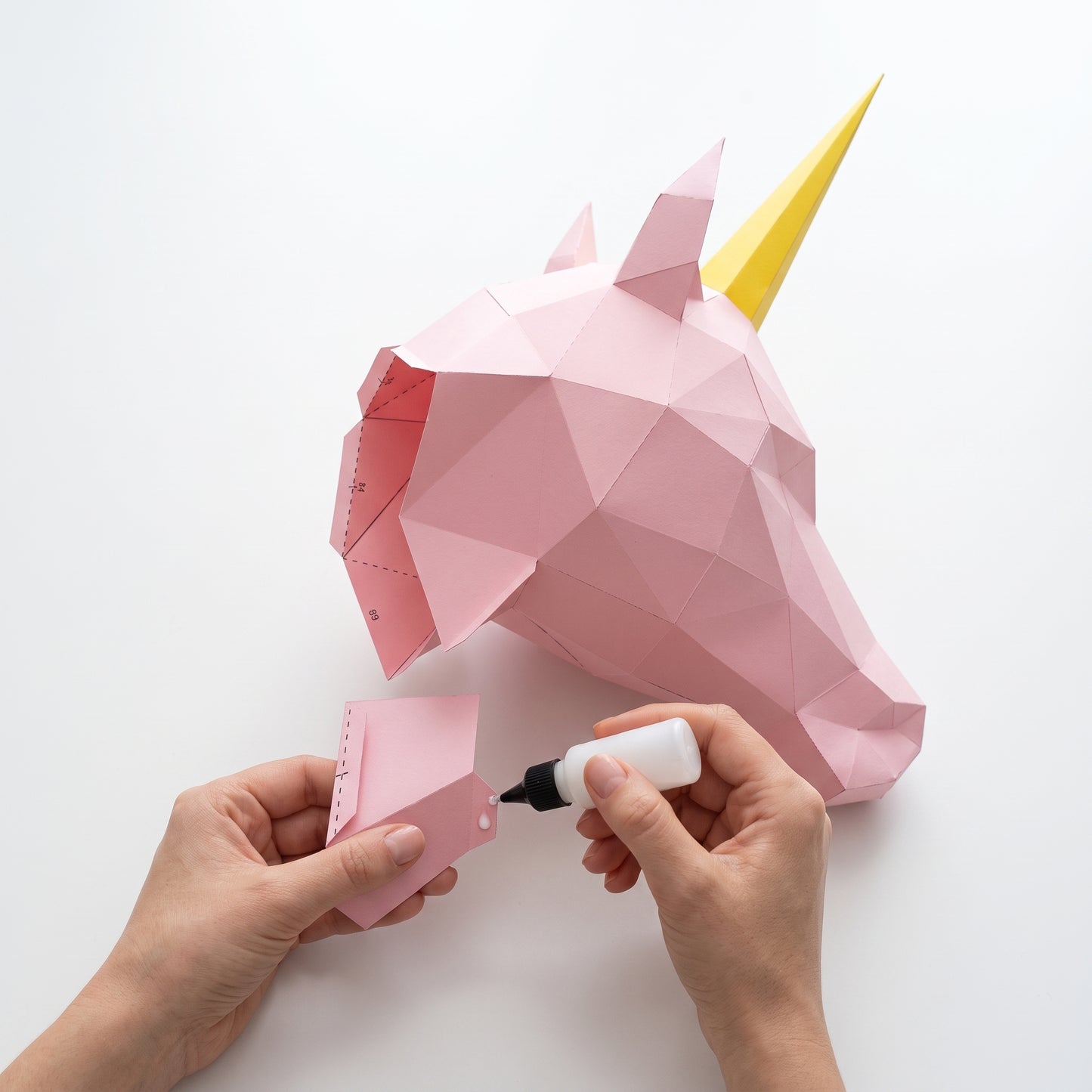 UNICORN 3D DIN HÂRTIE