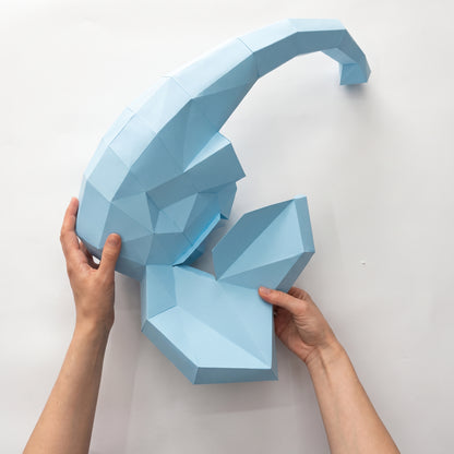 ELEFANT 3D DIN HÂRTIE