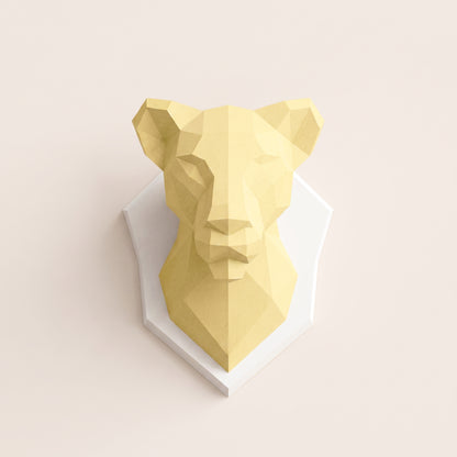 LEOAICĂ 3D DIN HÂRTIE