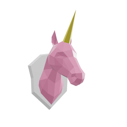 UNICORN 3D DIN HÂRTIE