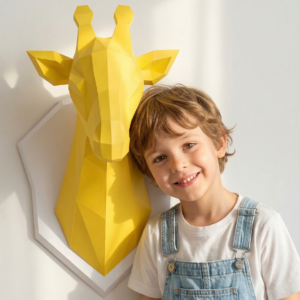 Girafă 3D din Hârtie