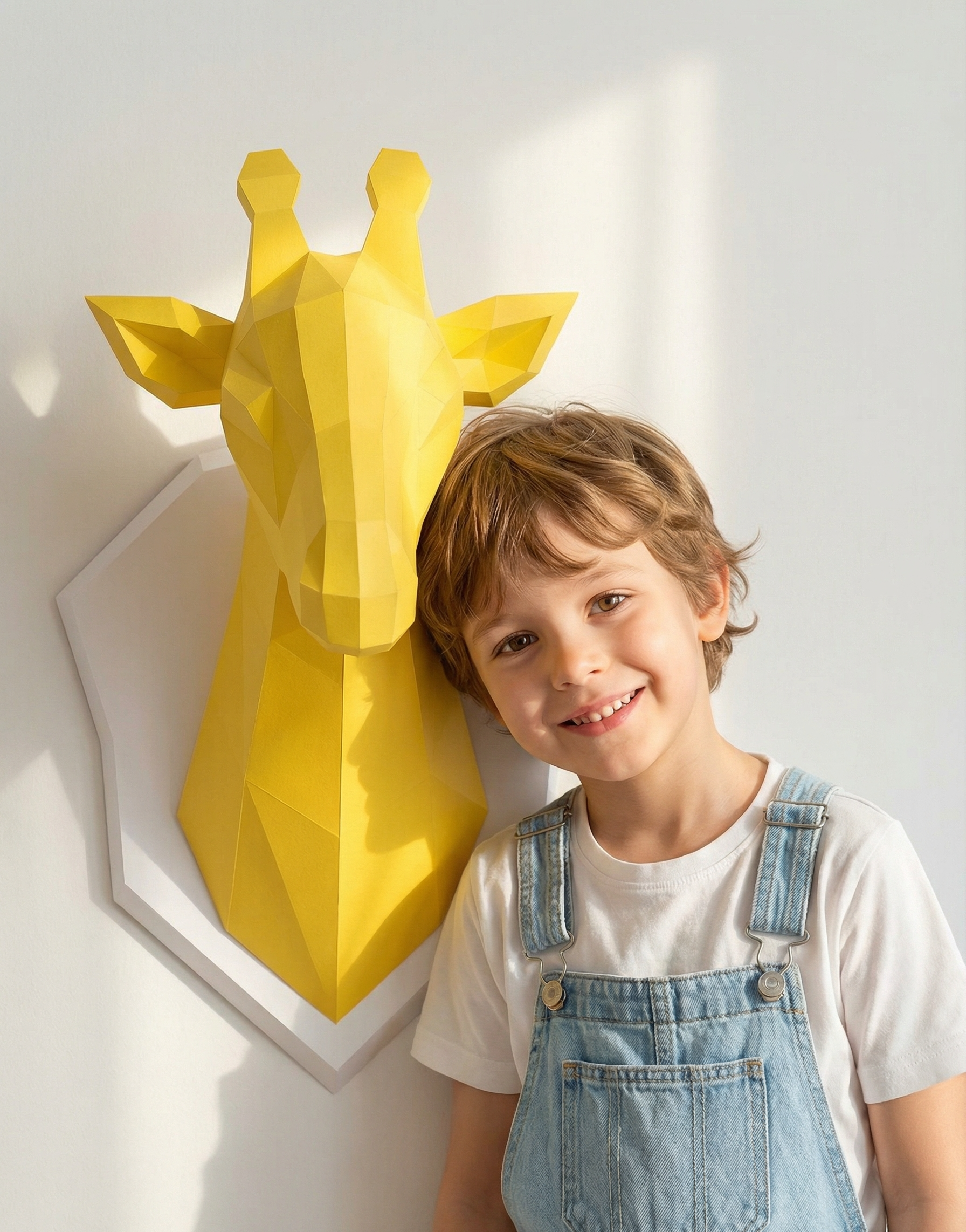 Girafă 3D din Hârtie